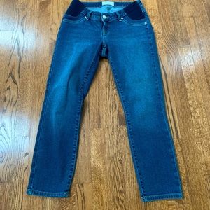 Gap  Maternity Inset Panel Vintage Slim Jeans W/ Washwell 26/2 short